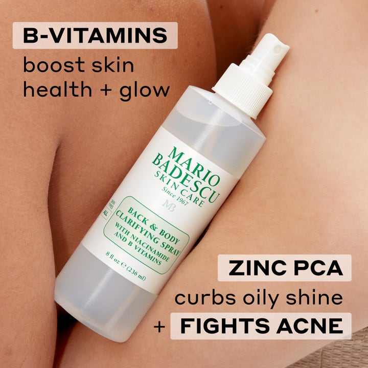 Mario Badescu Back And Body Clarifying Spray 236 ml kropsspray med zink PCA og B-vitaminer der bekæmper akne
