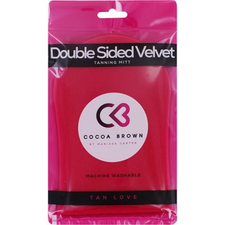 Cocoa Brown Deluxe Double-Sided Tanning Mitt