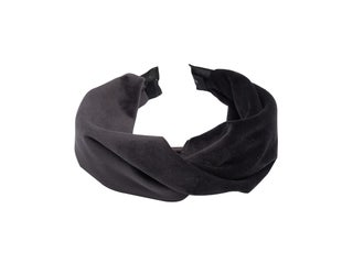 Dark Velor Folded Hair Hoop