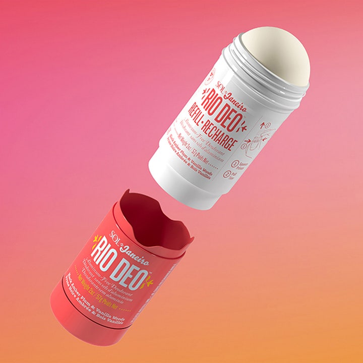 Sol de Janeiro Rio Deo 40 Deodorant Refill 57 ml aluminiumfri deodorant hvid stift der indsættes i pink hylster