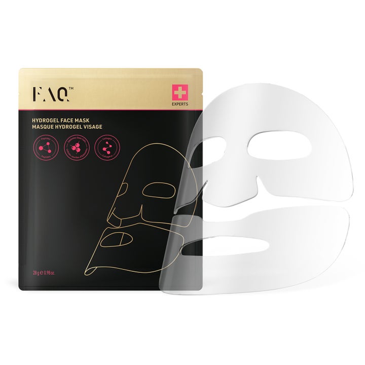 FAQ Swiss FAQ Glass Skin Collagen Face Mask 5 stk fugtgivende hydrogelmaske med gennemsigtig geltekstur