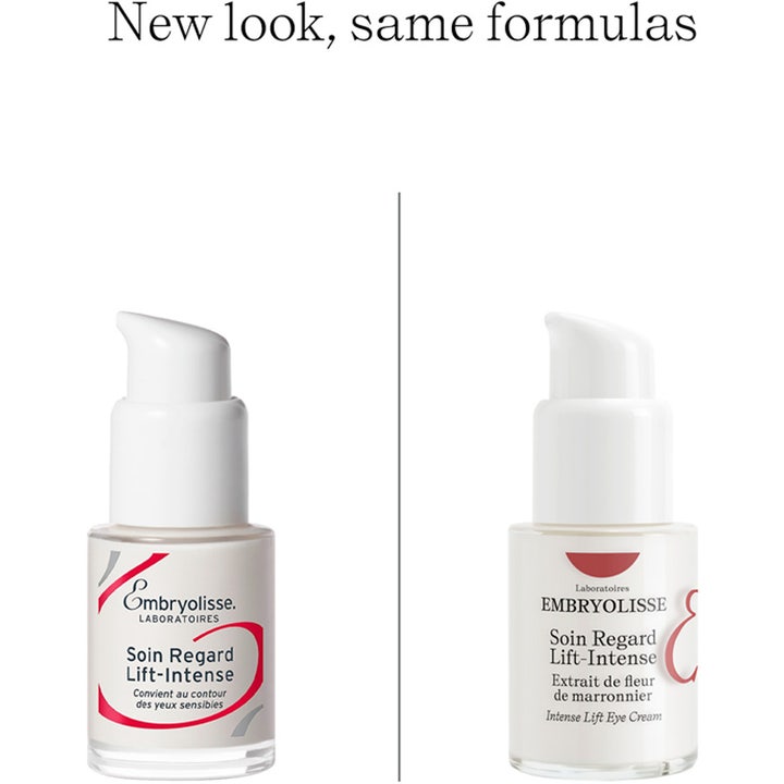 Embryolisse Intense Lift Eye Cream 15 ml opstrammende øjencreme mod rynker i nyt og gammelt hvidt emballagedesign
