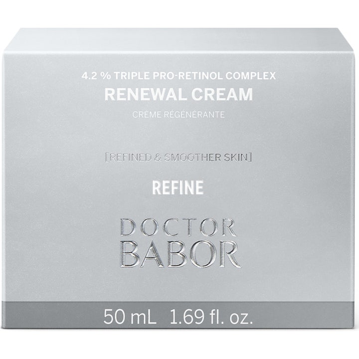 Babor Doctor Babor Renewal Cream 50 ml ansigtscreme i sølvfarvet æske med Triple Pro-Retinol Complex