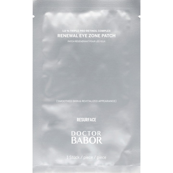 Babor DOC Renewal Eye Zone Patches 5 stk øjenmasker i sølv æske giver glattere hud med trippel retinol.