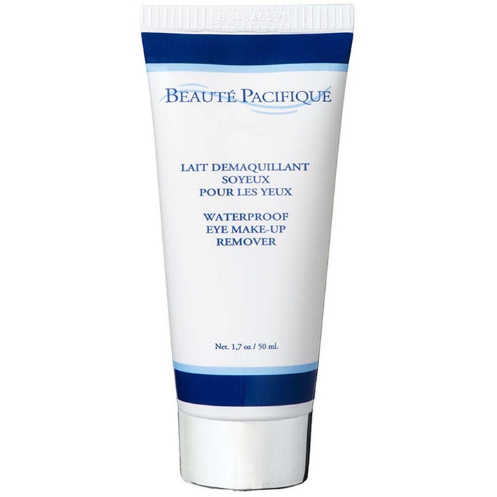 Beauté Pacifique Waterproof Eye Make-up Remover 50 ml fjerner vandfast makeup i hvid tube med blå bånd
