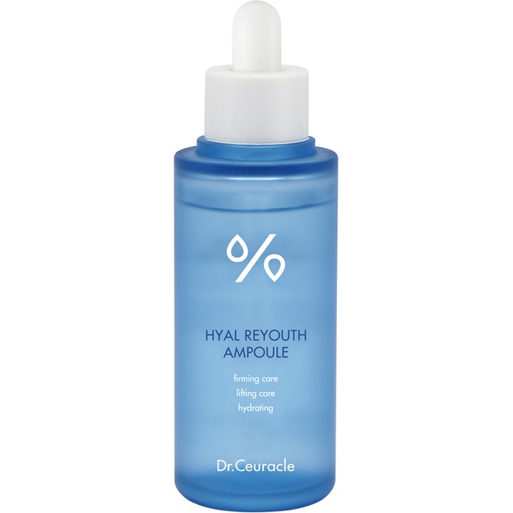 Dr. Ceuracle Hyal Reyouth Ampoule opstrammende serum i blå frostet flaske med hvid pipette til tør hud