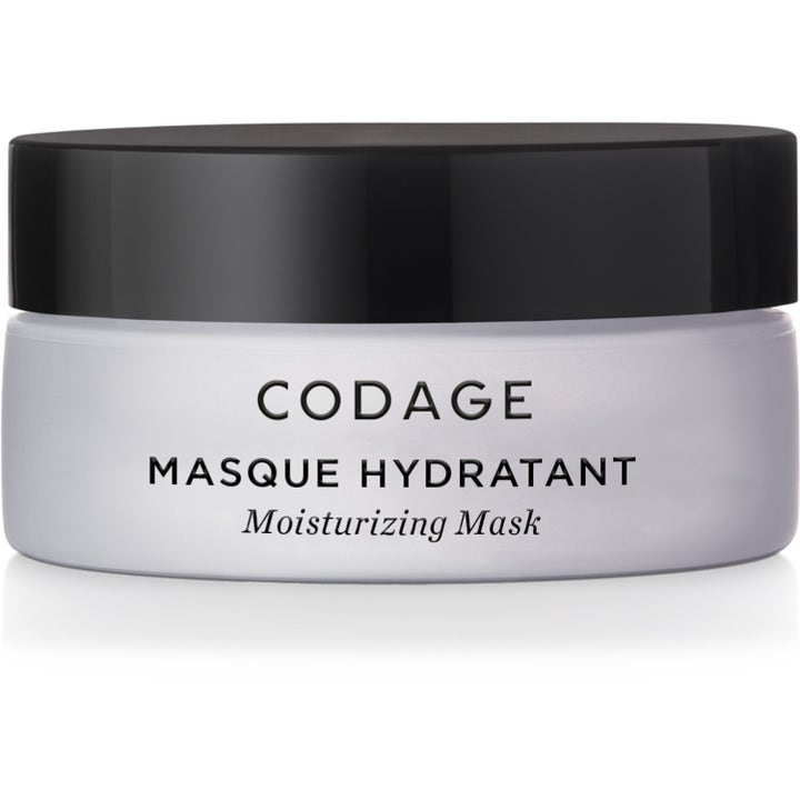 Codage Masque Hydratant fugtgivende ansigtsmaske i en elegant frostet glaskrukke med sort låg