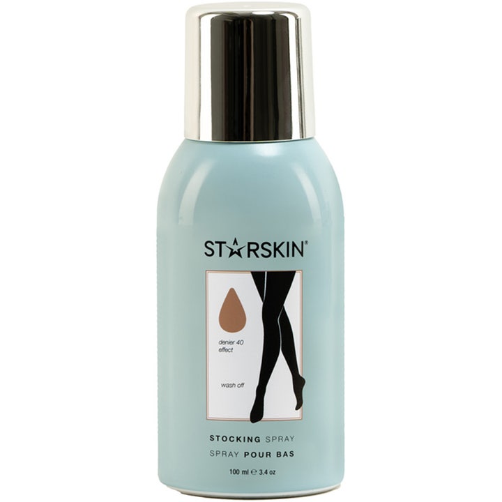 Starskin Stocking Spray Color 50 100 ml selvbruner spray i lyseblå flaske med blankt sølvlåg