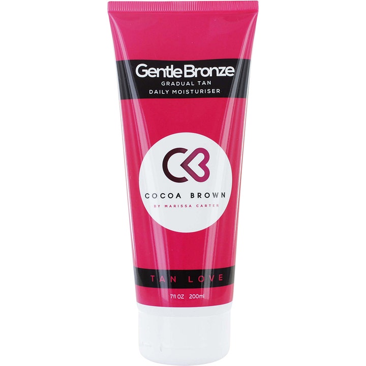 Cocoa Brown Gentle Bronze 200 ml fugtgivende selvbruner i lyserød tube med hvidt låg giver gradvis glød