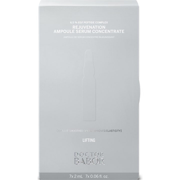 Doctor Babor Rejuvenation Ampoule Serum 14 ml løftende ansigtsserum i sølvæske med EGF peptidkompleks
