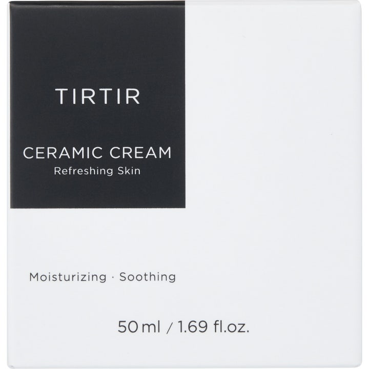 TIRTIR Ceramic Cream 50 ml beroligende ansigtscreme i hvid og sort æske til tør eller irriteret hud