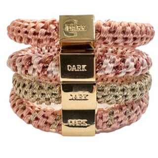 Dark Fat Hair Ties 4 pk Combo