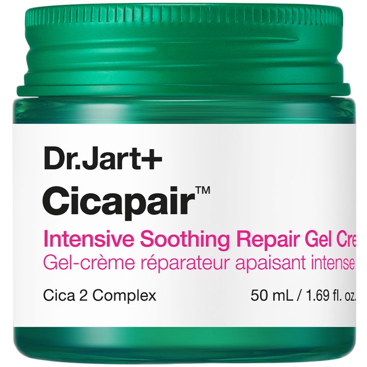 Dr. Jart+ Cicapair Intensive Soothing Repair Gel Cream 50 ml beroligende ansigtscreme i grøn glaskrukke