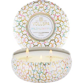 Voluspa 3-Wick Tin Candle