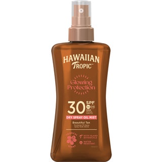 Hawaiian Tropic Glowing Protection Dry Oil Spray SPF30
