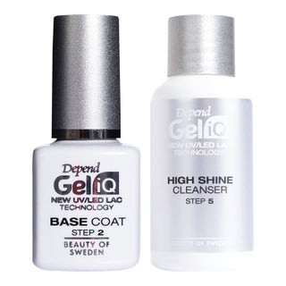 Depend Gel IQ Base Coat & High Shine Cleanser