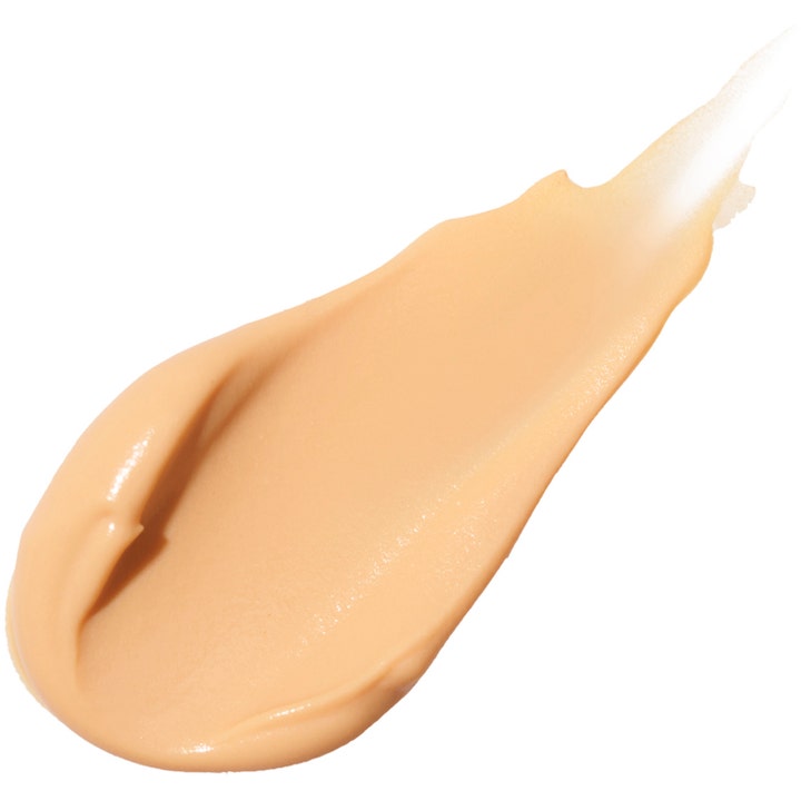 Ole Henriksen Truth Banana Bright Mineral Sunscreen SPF30 50 ml solcreme med en cremet lys ferskenfarvet tekstur