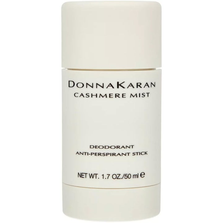 Donna Karan Cashmere Mist 50 ml deodorant anti-perspirant stick giver beskyttelse i et mat elfenbenshvidt hylster