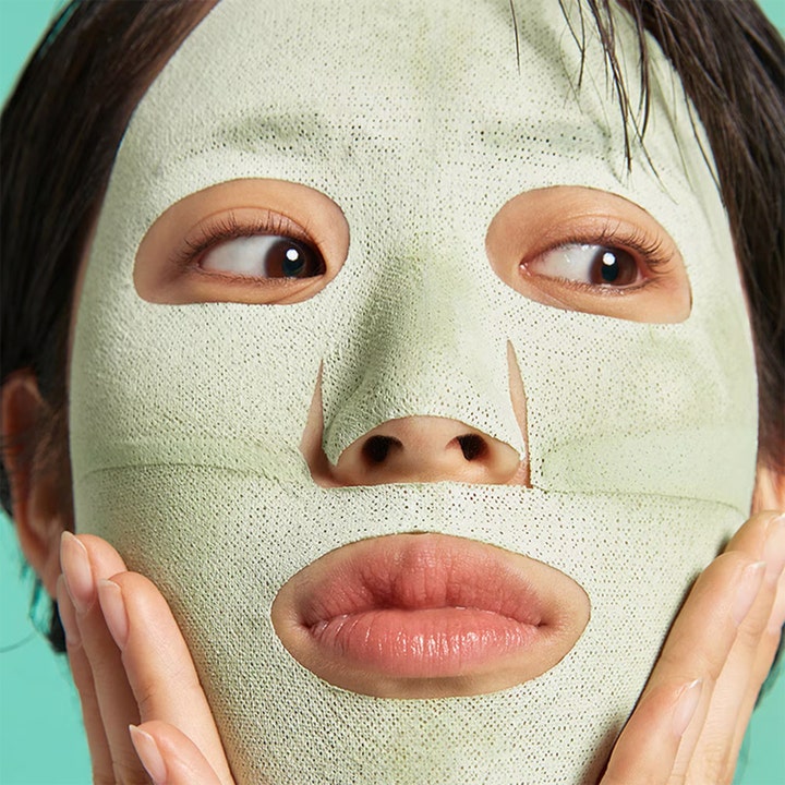 Dr.Jart+ Dermask Pore-remedy Purifying Mud Mask 13 g dybderensende ansigtsmaske påført ansigtet for renere porer