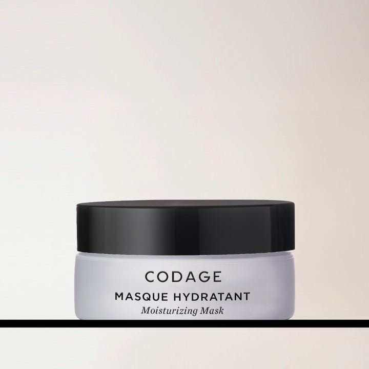 Codage Paris The Moisturizing Mask 50 ml fugtgivende ansigtsmaske i hvid krukke med sort låg giver intens fugt