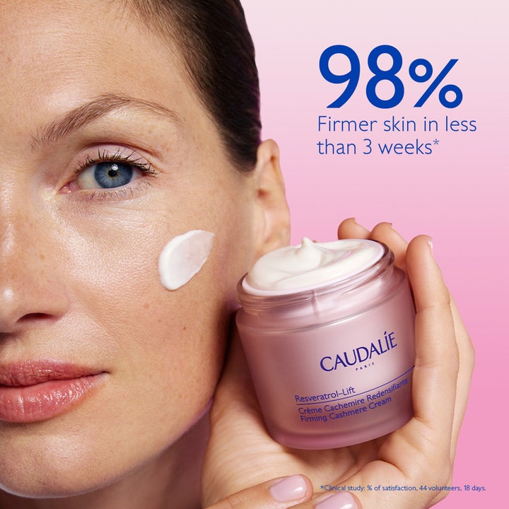 Caudalie Resveratrol-Lift Firming Cashmere Cream Refill 50 ml opstrammende dagcreme i krukke giver 98% fastere hud.