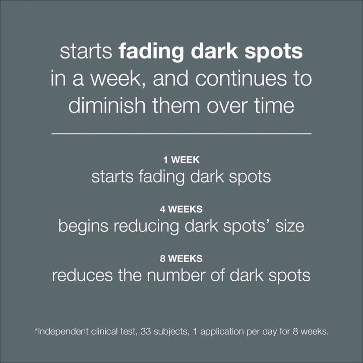 Dermalogica PowerBright Dark Spot Serum Duo niacinamid serum med tekst om klinisk effekt mod mørke pletter.