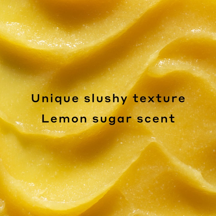 Ole Henriksen Lemonade Smoothing Scrub 90 ml exfoliering med gul slushy tekstur og duft af citronsukker