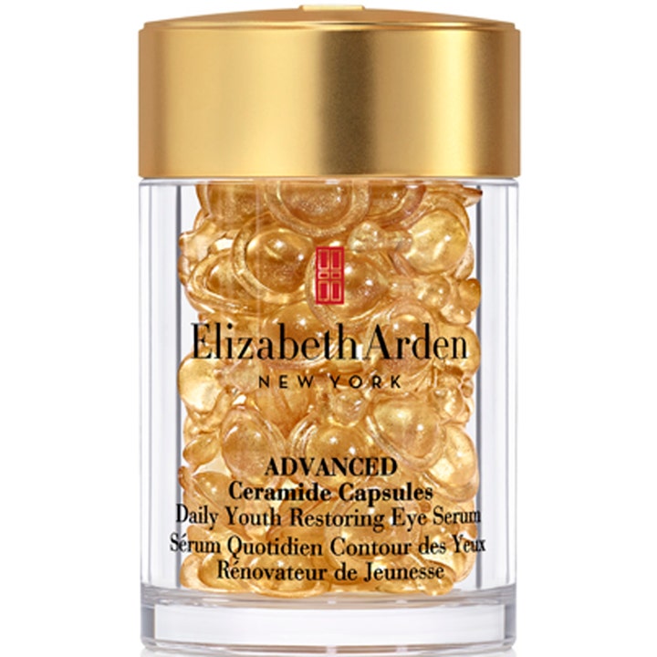 Elizabeth Arden Advanced Ceramide Capsules 60 stk øjenserum mod rynker i klar krukke med guldlåg