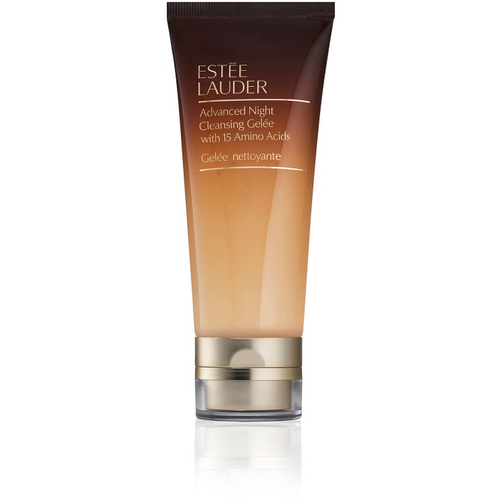 Estée Lauder Advanced Night Cleansing Gelée 100 ml rensende ansigtsvask i brun tube med gyldent skær og låg