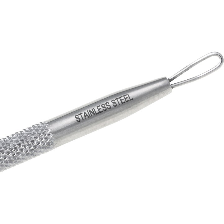 Tweezerman No Slip Skin Care Tool 1 stk mod hudorme i rustfrit stål med riflet greb