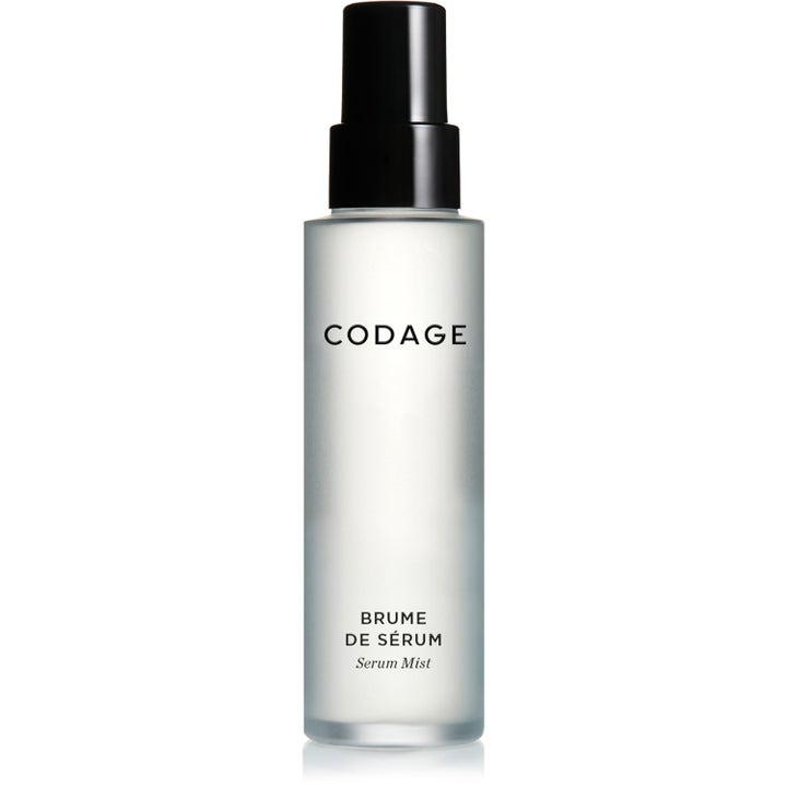 Codage Brume de Sérum Serum Mist 100 ml fugtgivende ansigtsspray i en frostet glasflaske med sort pumpe