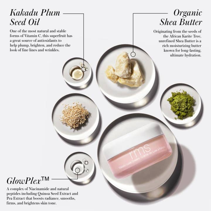 RMS Beauty Kakadu Luxe Cream 50 ml ansigtscreme med ingredienser som shea butter og kakadu plum seed oil