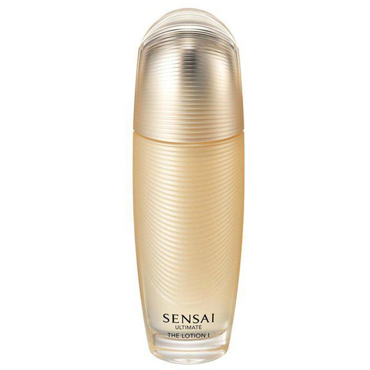 Sensai Ultimate The Lotion I 125 ml fugtgivende ansigtslotion i elegant guldtonet flaske med rillet struktur