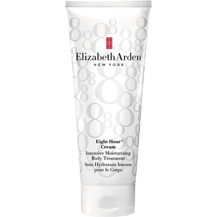 Elizabeth Arden Eight Hour Cream Intensive Moisturizing Body Treatment 200 ml i hvid tube med 8-tals mønster