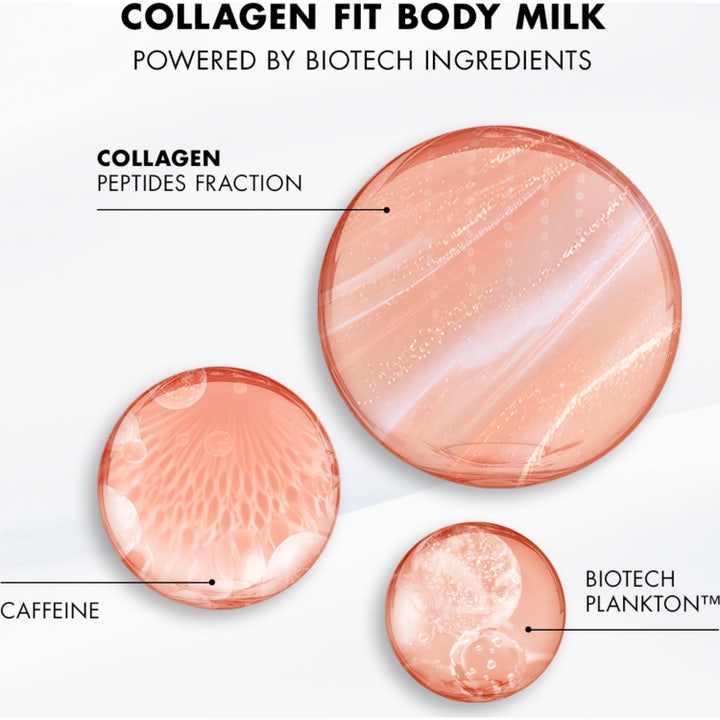 Biotherm Collagen Fit Body Milk 400 ml opstrammende bodylotion med collagen peptides, koffein og biotech plankton