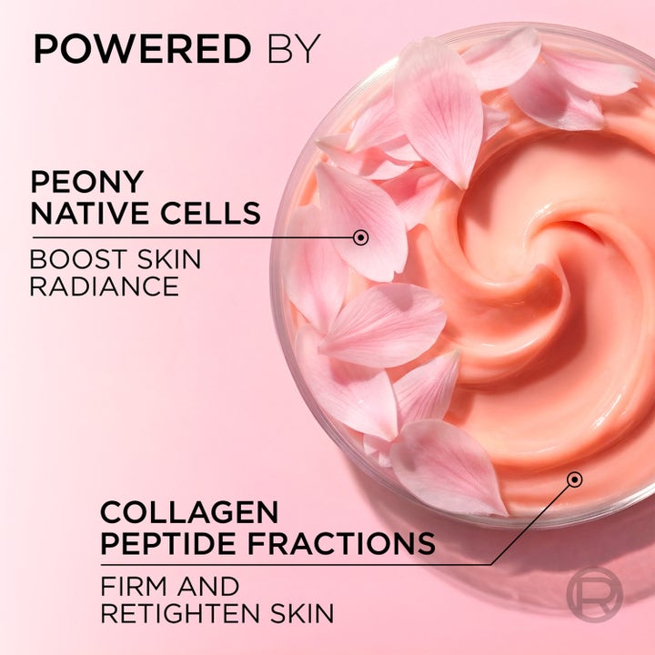 L'Oréal Paris Age Perfect Golden Age 50 ml dagcreme med collagenpeptider og pæonceller i lyserød tekstur.