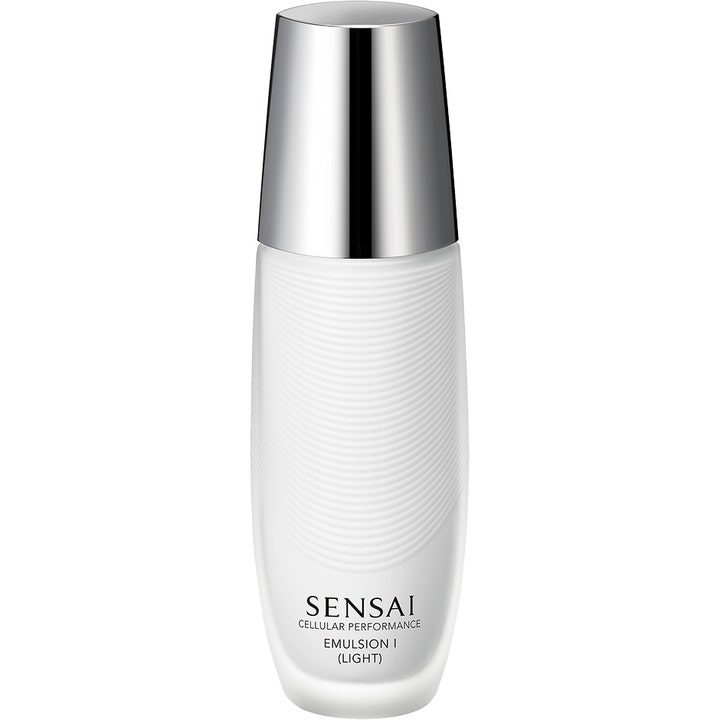 Sensai Cellular Performance Emulsion I Light 100 ml fugtgivende dagcreme i hvid riflet flaske med sølvlåg