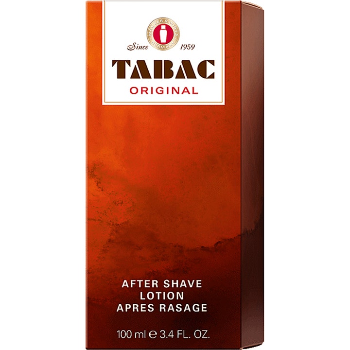 Tabac Original After Shave 100 ml i brun og hvid emballage der beroliger huden efter barbering