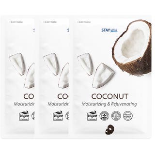 Stay Well Vegan Sheet Mask Coconut