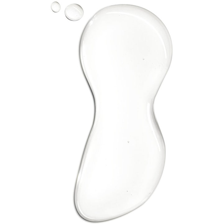 Clarins Soothing Toning Lotion 200 ml beroligende ansigtsvand viser en klar gennemsigtig flydende tekstur
