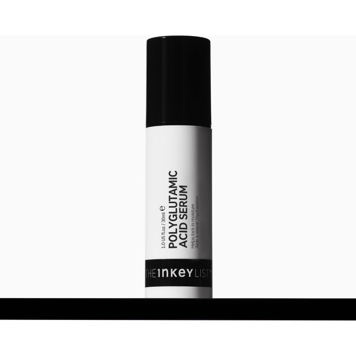 The INKEY List Polyglutamic Acid Serum 30 ml fugtgivende serum i hvid pumpeflaske med tyk gel-tekstur