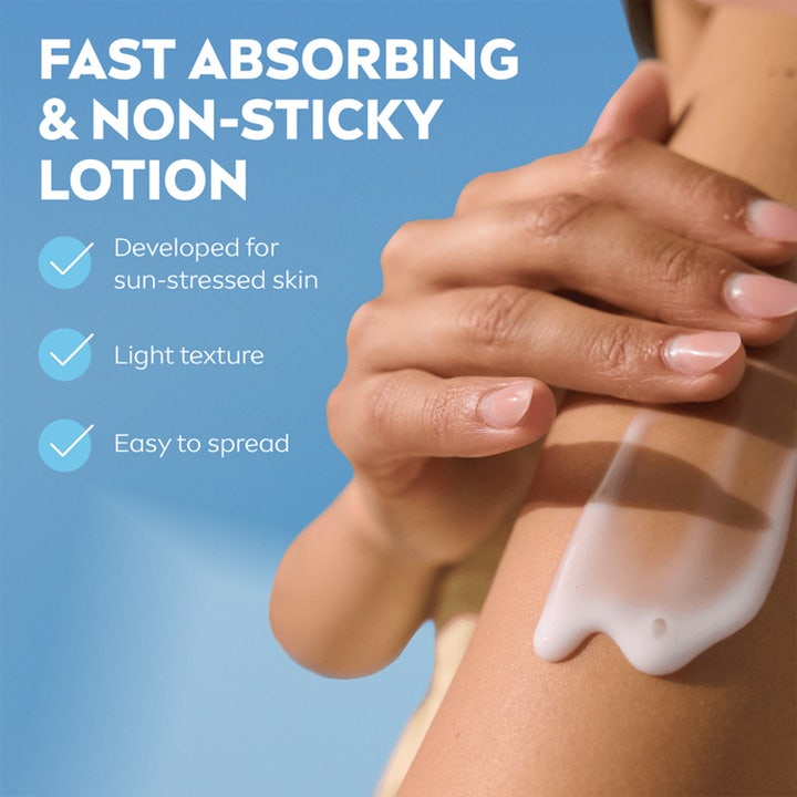 NIVEA After Sun Moisture Lotion 200 ml plejende after sun med let hvid tekstur der hurtigt absorberes af huden