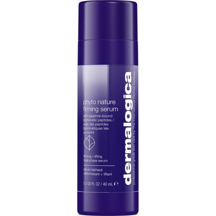 Dermalogica Phyto Nature Firming Serum 40 ml opstrammende serum i en mørkelilla cylindrisk flaske.