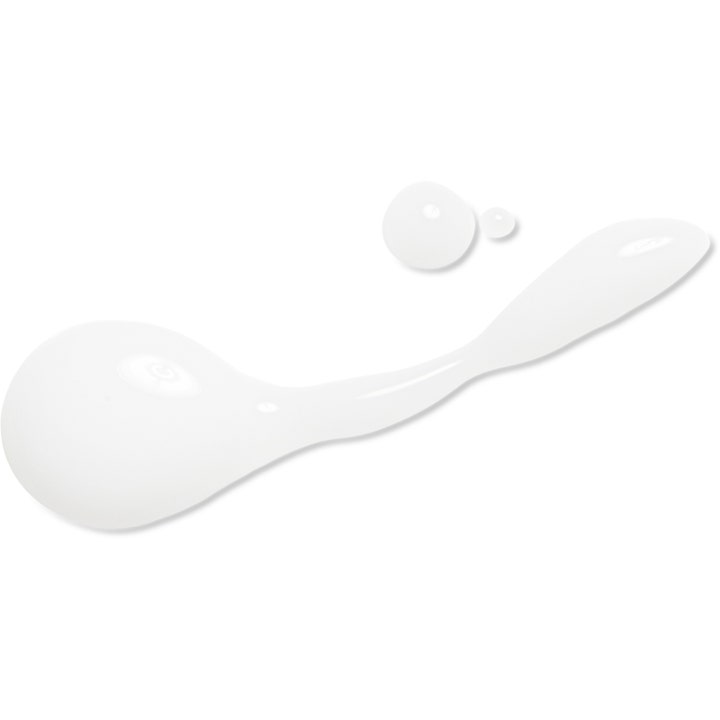 FOREO UFO Mask Coconut Oil 36 g fugtgivende sheet mask viser en hvid og mælkeagtig flydende tekstur.