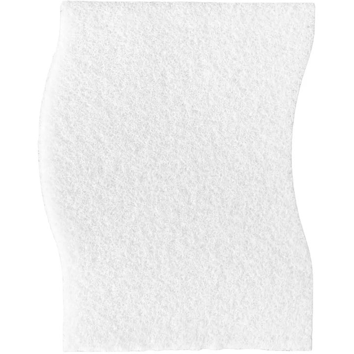 Topz Premium The Masking Pad 80 stk hudplejeværktøj er en hvid bølgeformet vatrondel med en blød tekstur.
