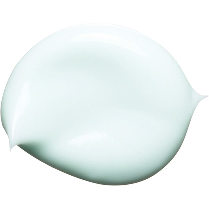 Clarins Men Super Moisture Balm 50 ml fugtgivende ansigtscreme med en glat lyseblå og cremet tekstur