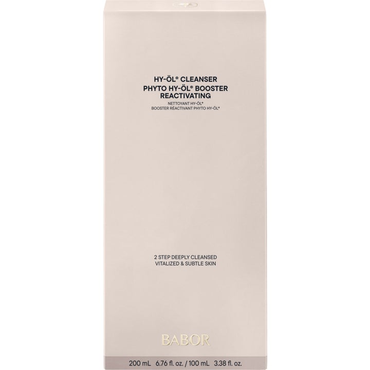 Babor HY-ÖL & Phyto Reactivating Booster Set 300 ml vitaliserende ansigtsplejesæt i lys beige emballage