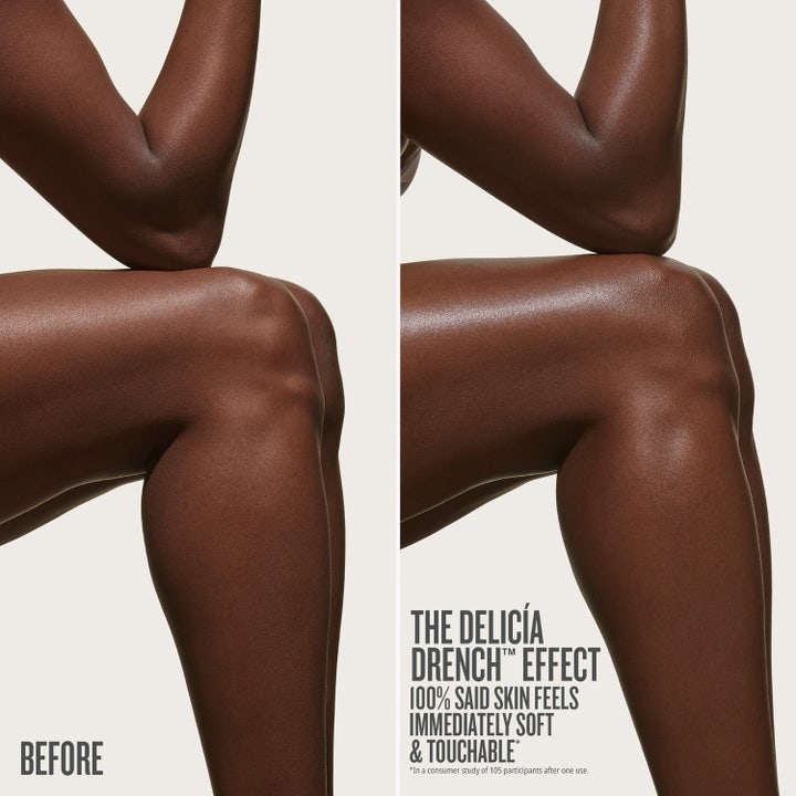 Sol de Janeiro Delicia Drench Body Butter 75 ml nærende kropscreme i lilla krukke anvendes på huden