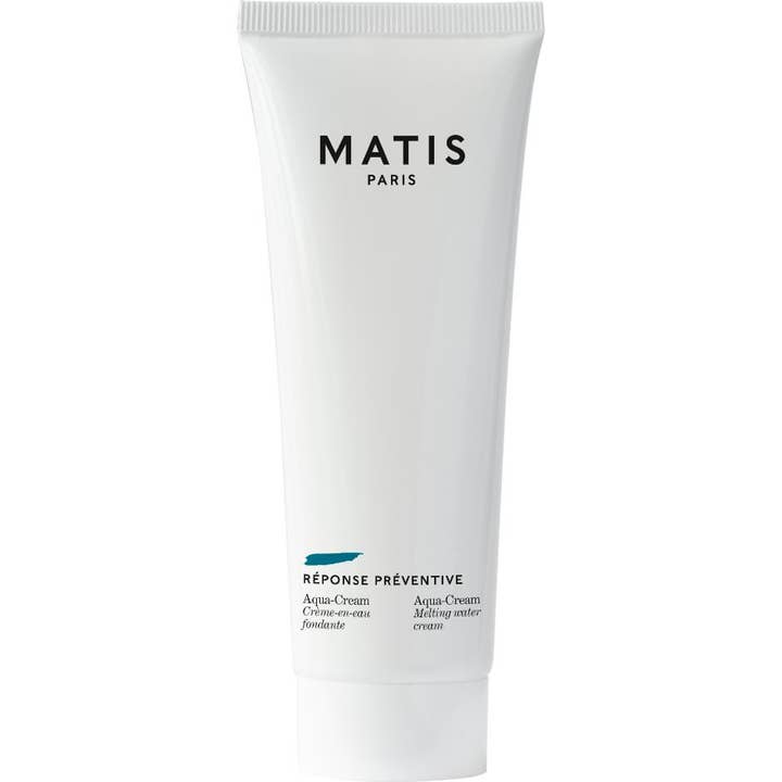 Matis Réponse Préventive Aqua-Cream 50 ml fugtgivende ansigtscreme i en enkel hvid tube med minimalistisk design