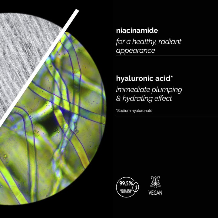 Skin Regimen Instant Smoothing Dry Sheet Mask med niacinamide og hyaluronsyre der giver fugt og glød